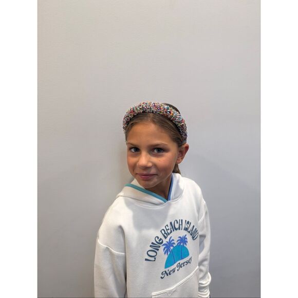 Beaded cushion headband multicolor - Picture 4 of 5